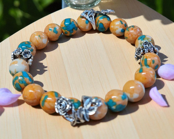 Bracelet 432 pierre naturelle Jasper