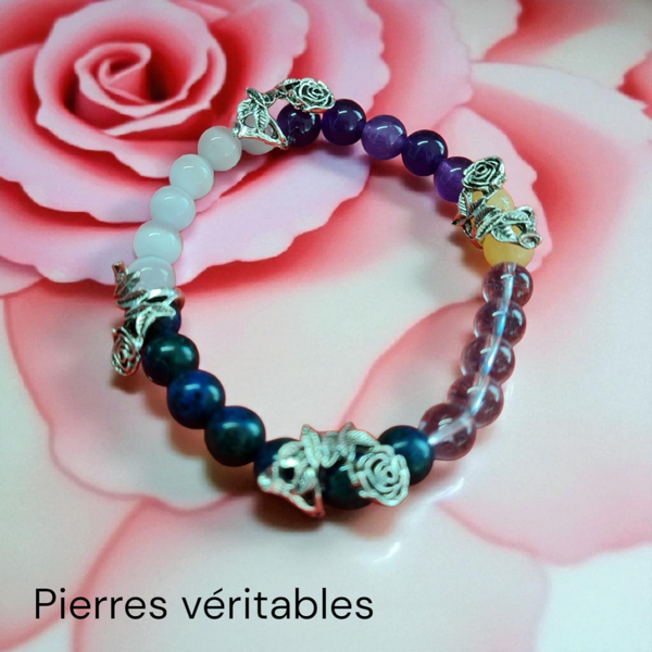 Bracelet 448 Améthyste Opale