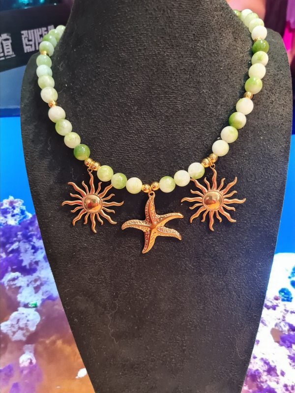 Collier 543 pierre Opale AAA