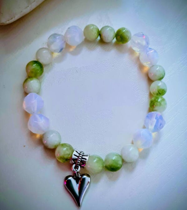 Bracelet 558 pierre naturelle perles 8mm