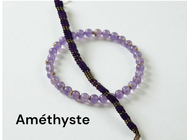 Bracelet 578 Améthyste véritable