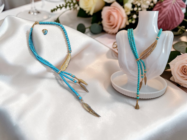 Collier 676 pierres Turquoise