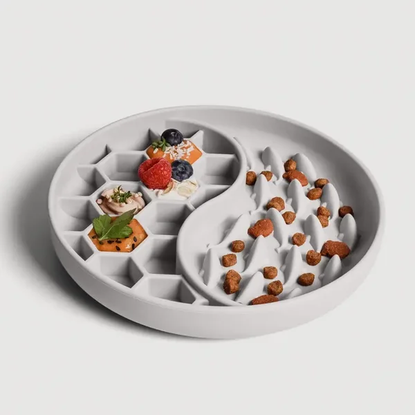 Slowfeeder silikone ne&no 2-delt
