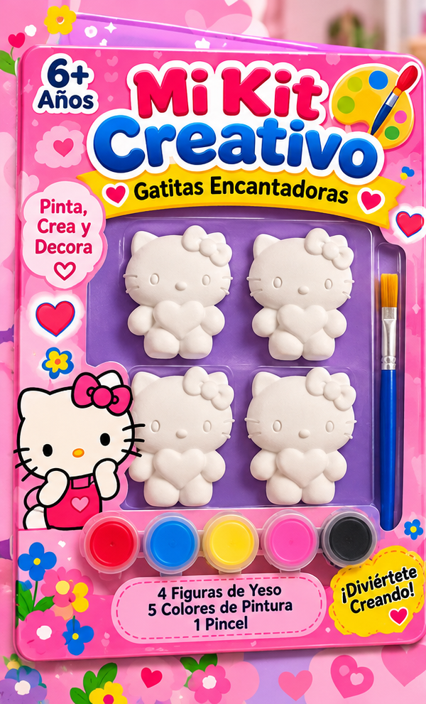 Mi Kit Creativo – Gatitas Encantadoras | Kit de Pintura para Niños