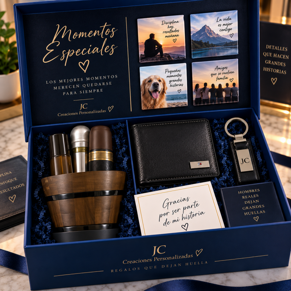 🎁 Momentos Especiales – Set de Regalo para Hombre 💙