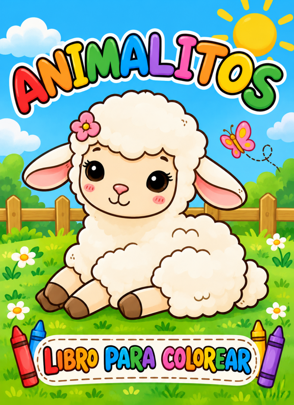 Animalitos para colorear. libros para colorear