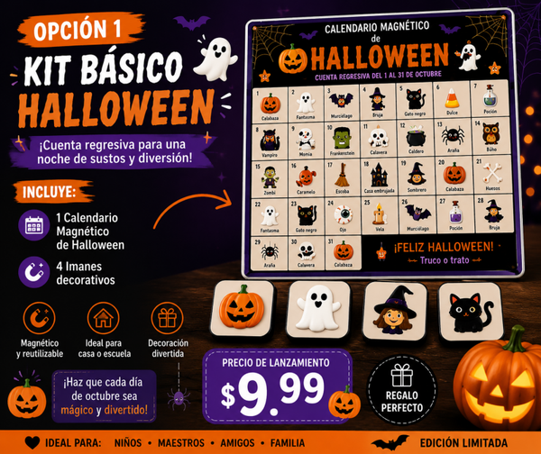🎃 Kit Magnético de Halloween
