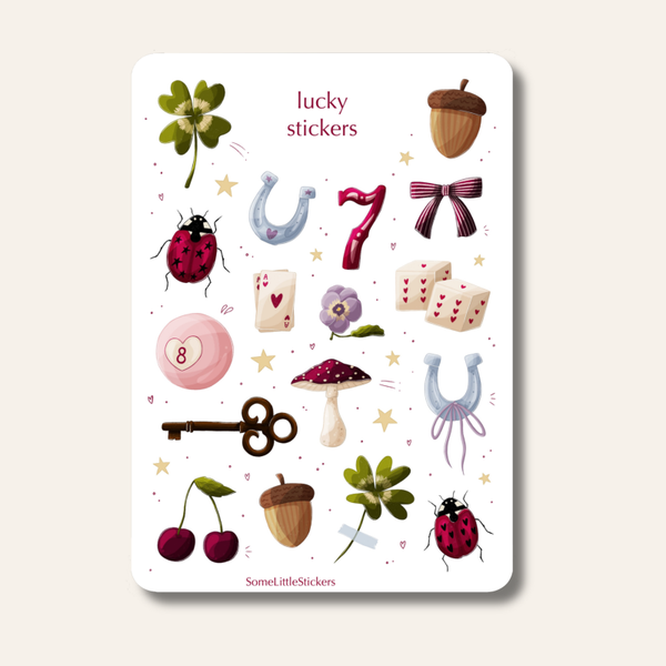 Lucky stickers