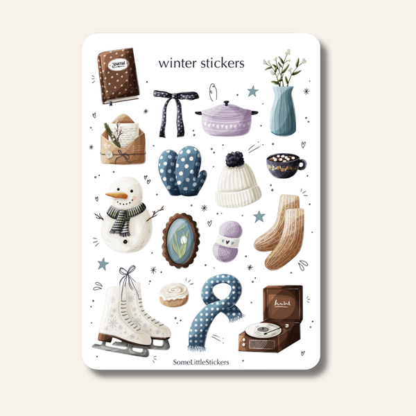 Winter stickers