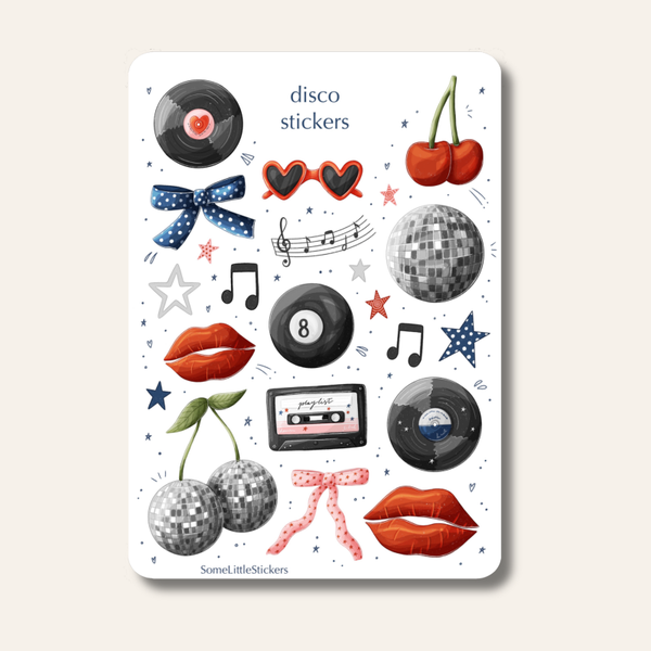 Disco stickers