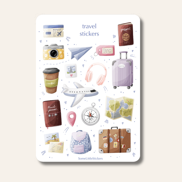 Travel stickers