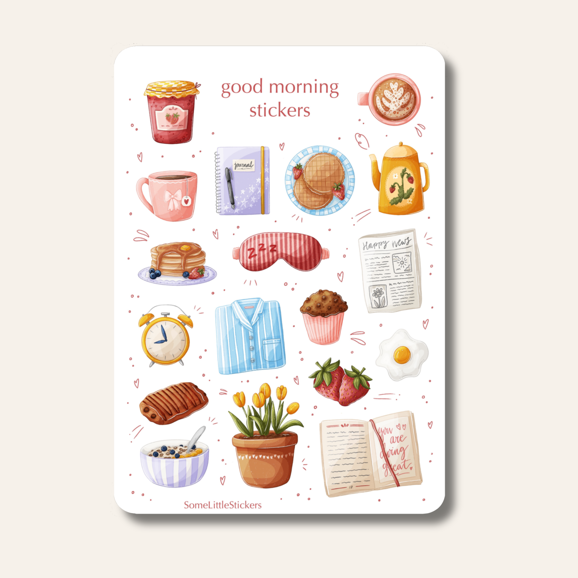 Good morning stickers