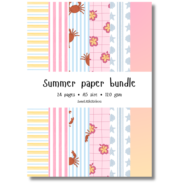 Summer paper bundle