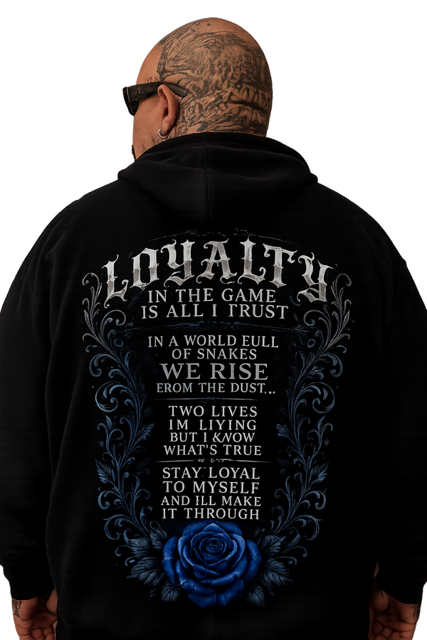 Loyalty By Angel Vegas Mens Hoodie
