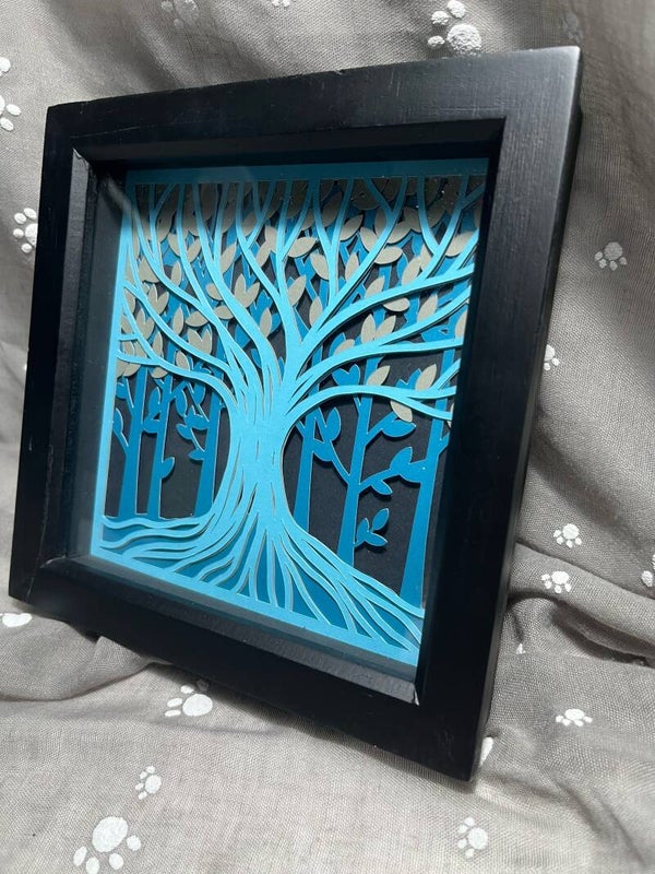 🌳 Tree of Life – Serenity in Blue