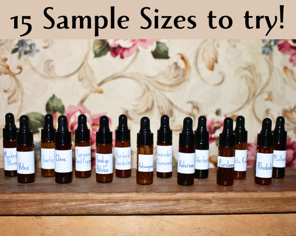 15 Sample Size Tinctures