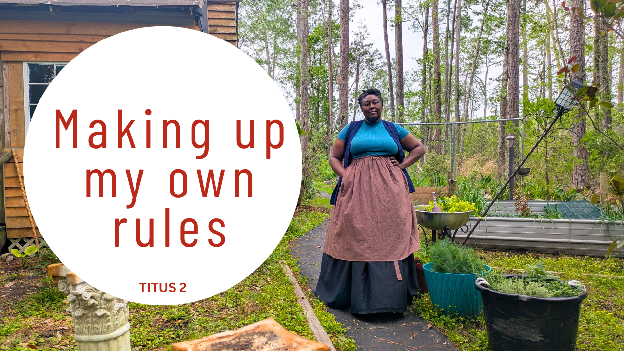 Christian woman in long skirt titus 2