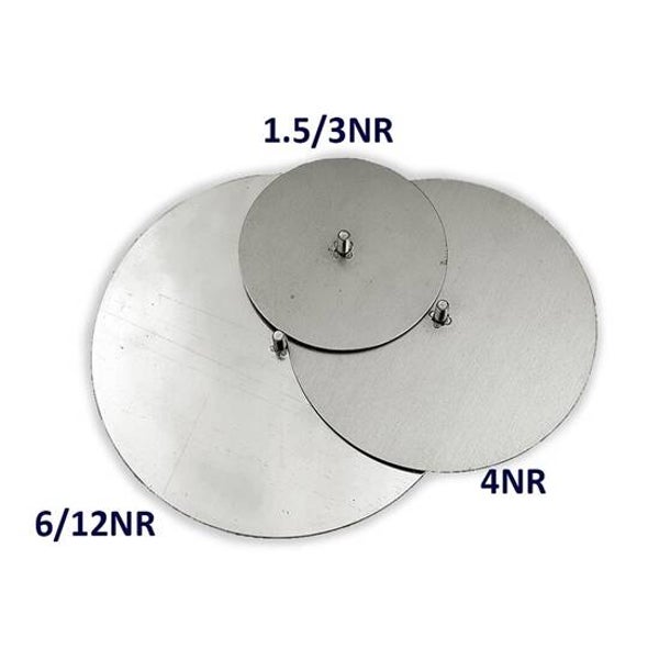 Lortone - Aluminium binnendeksels trommel voor alle maten