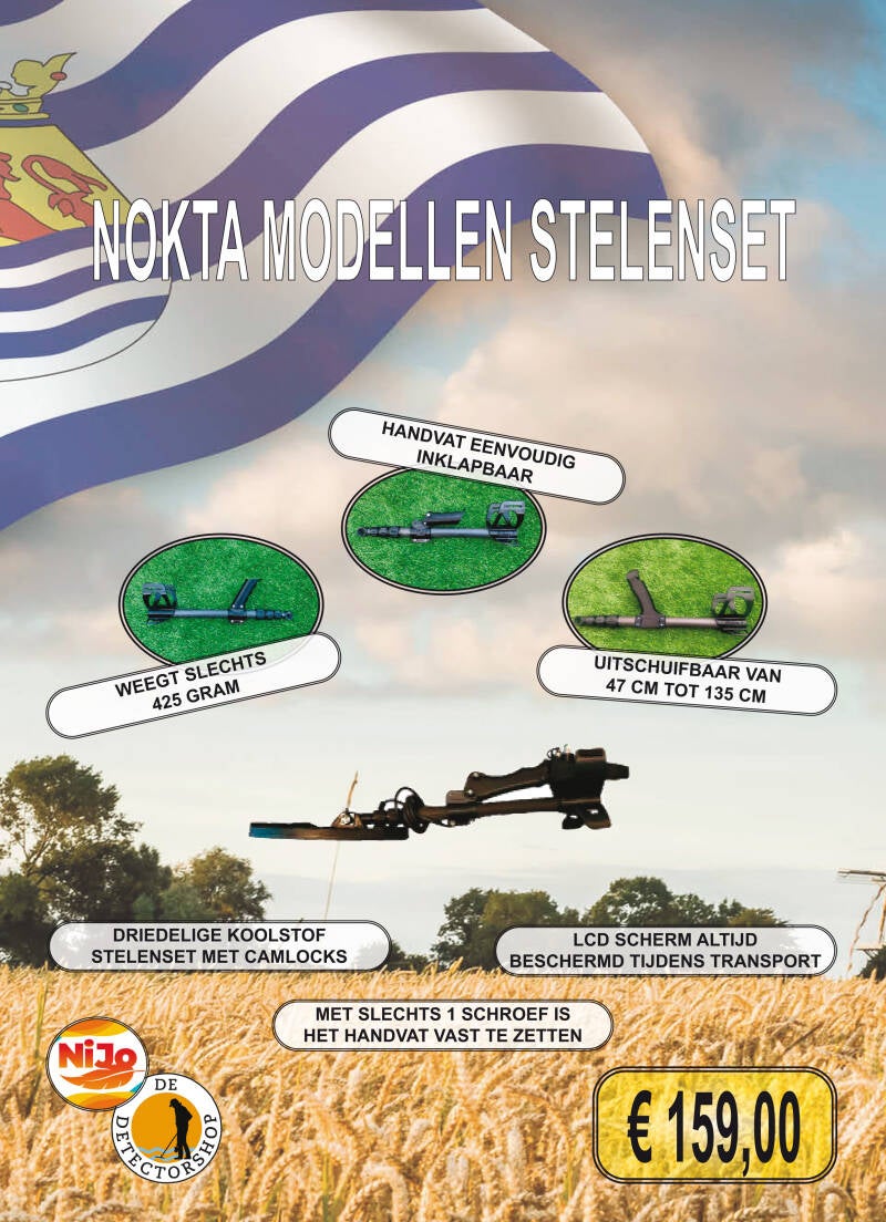 Nokta modellen telescopische stelen set | De Detectorshop