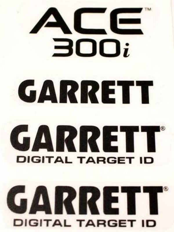 Garrett stickerset Ace 300i