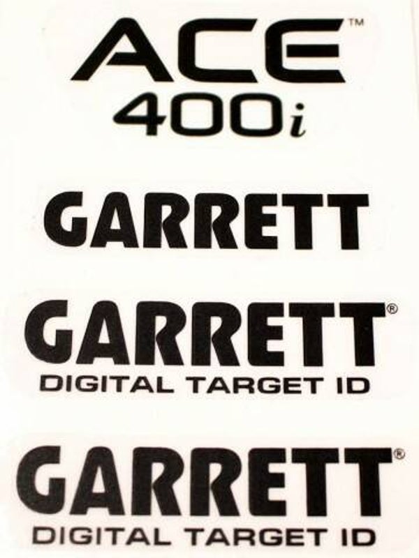 Garrett stickerset Ace 400i
