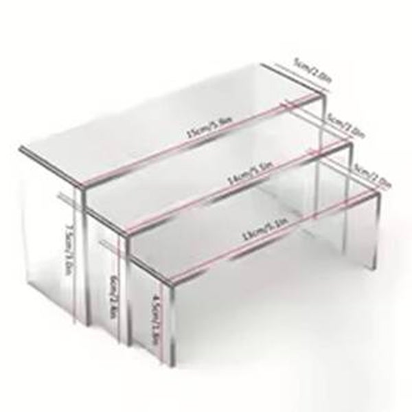 DD - Acryl transparante U vormige Riser set