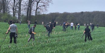 Metaaldetectie DDA ledendag zoekdag Barchem Gelderland | De Detectorshop