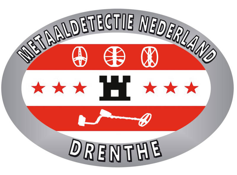 Afbeelding Provincie Drenthe metaaldetectie sticker | De Detectorshop