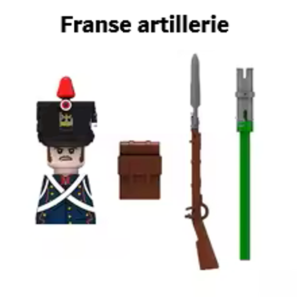 DD - Lego Franse artillerie MOC
