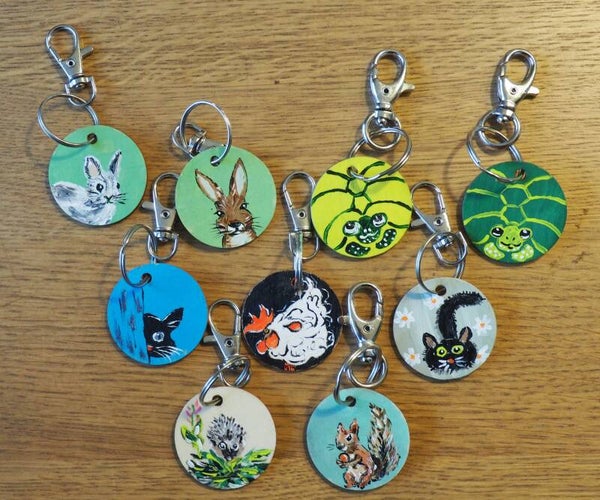 Sleutelhangers dieren.