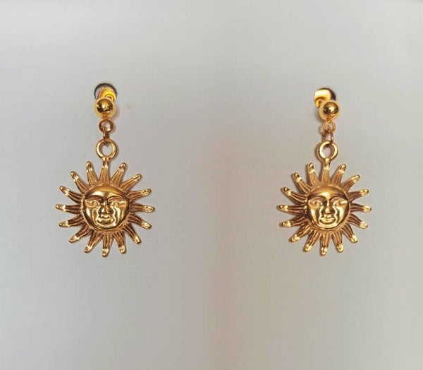 Boucles d'oreilles soleil petites