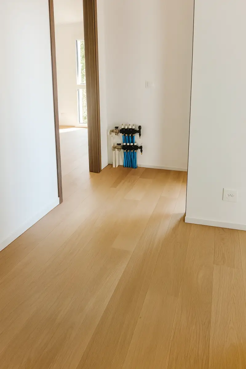 Finitions intérieures soignées dans une maison neuve à Choisy
