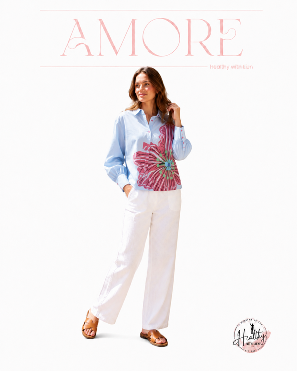 Dahlia blouse bloem