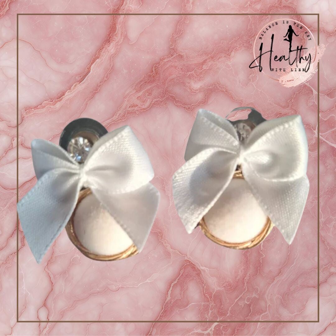 Elegante strik oorbel