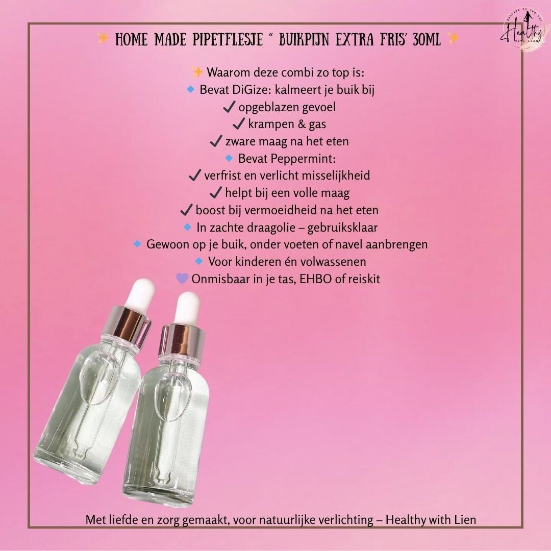 Pipetflesje buikpijn extra fris
