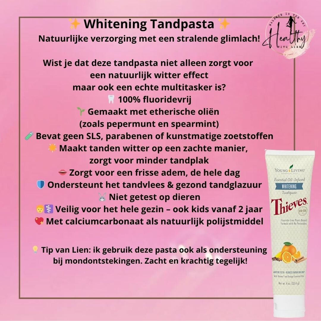 Whitening tandpasta