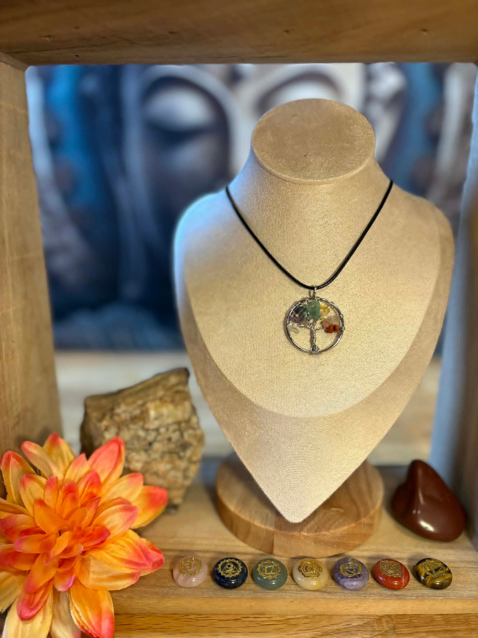 🌟 Collier Arbre de Vie 7 chakra  🌟