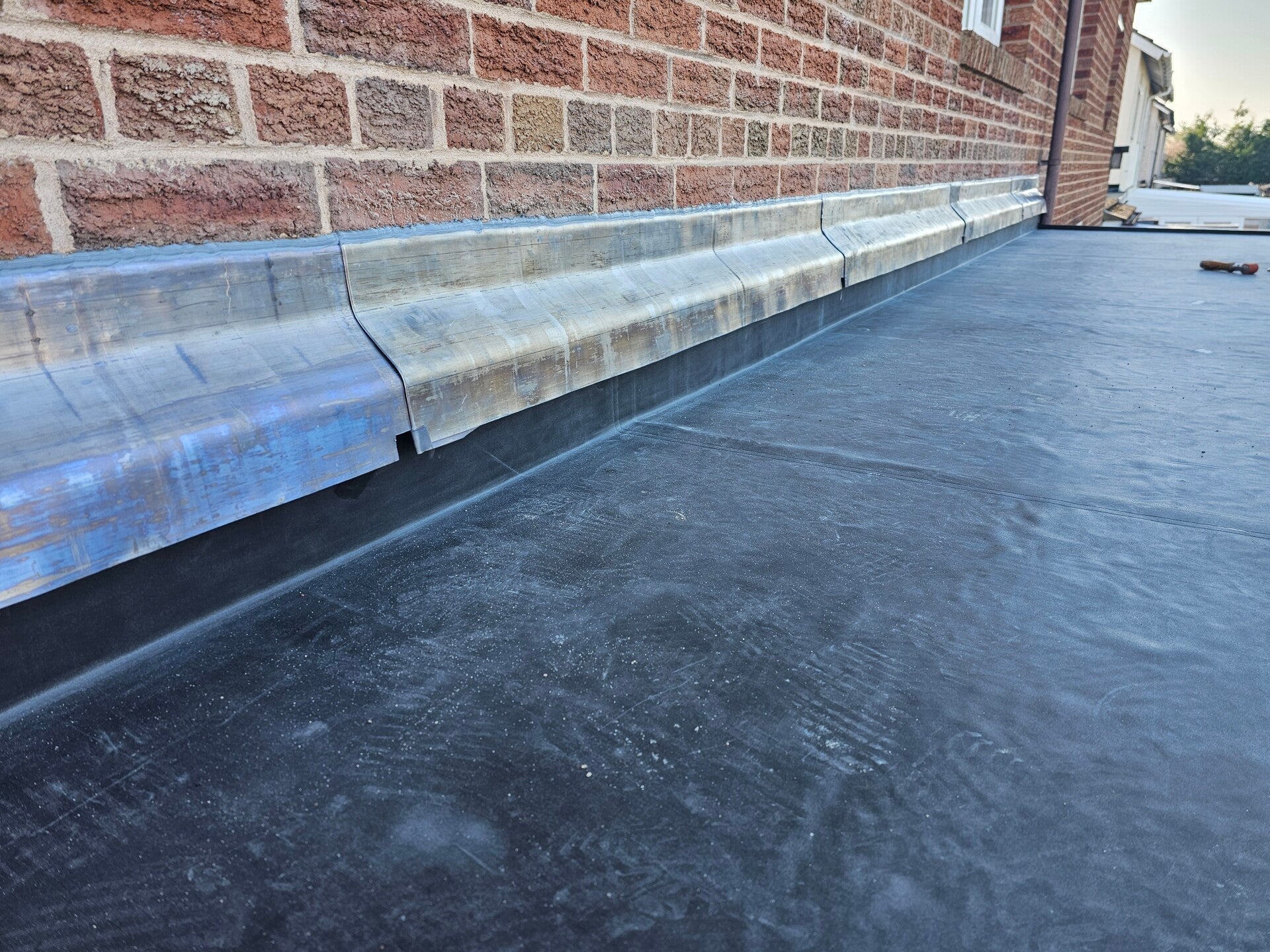 lead flashing and roofing work completed by CJB Roofing in Salisbury