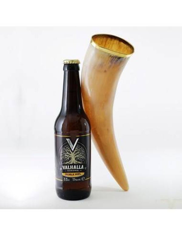 Cuerno de búfalo para beber hidromiel