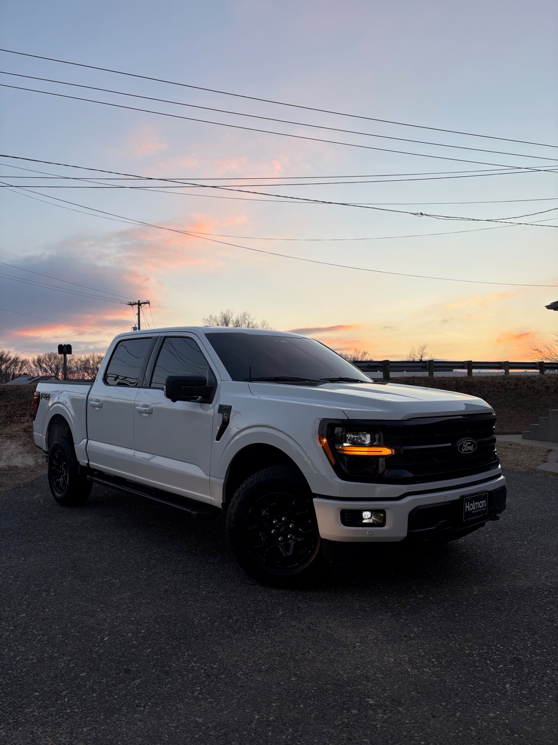 Truck with 5% tint all around