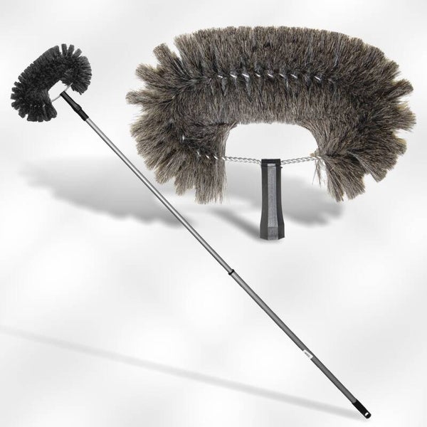 Ragebol Geitenhaar + Telescoopsteel 2x75cm