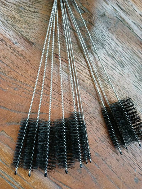 set van 10 mini borstels