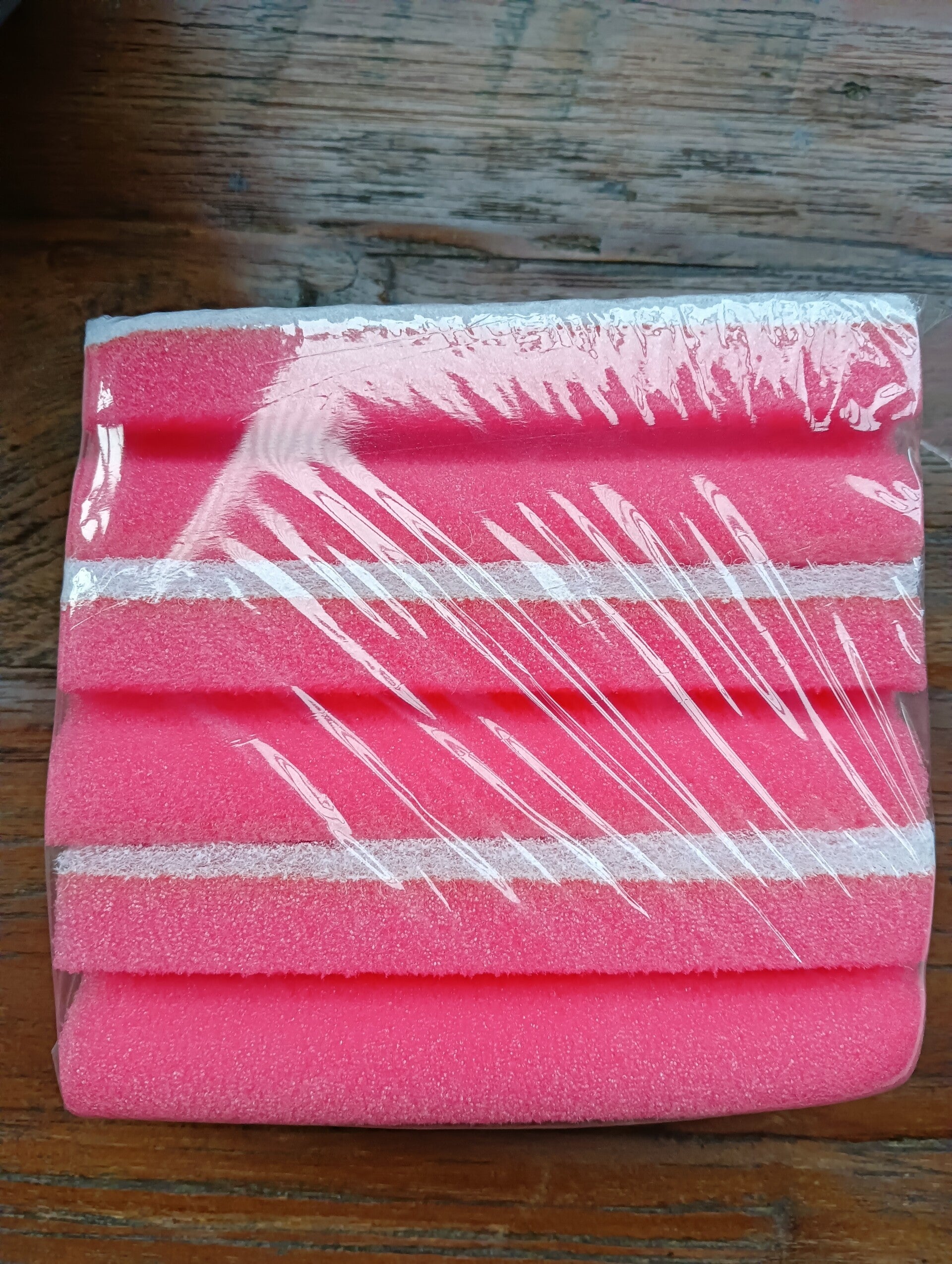 3 sponzen met schuurpad