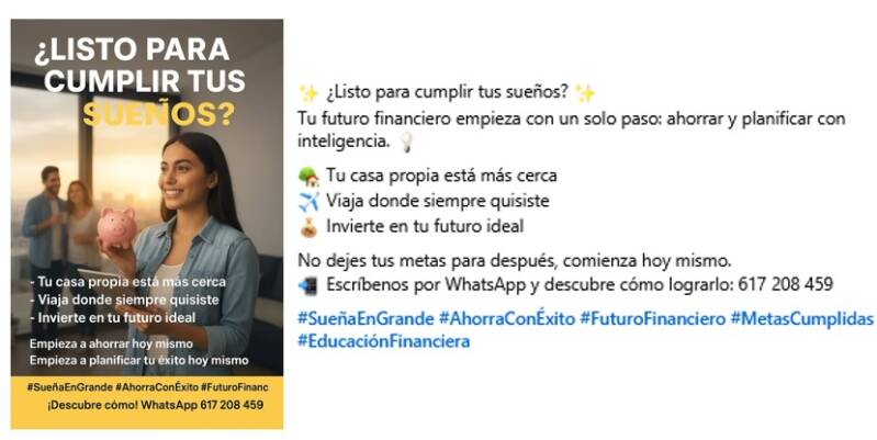 AHORRAR PARA CUMPLIR TUS SUEÑOS