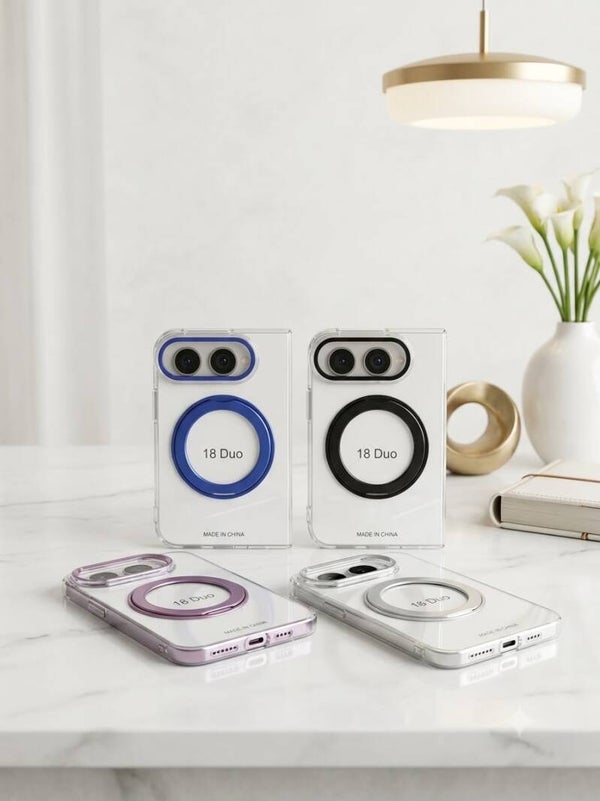CLEAR MAGSAFE 360 STAND WITH GLASS