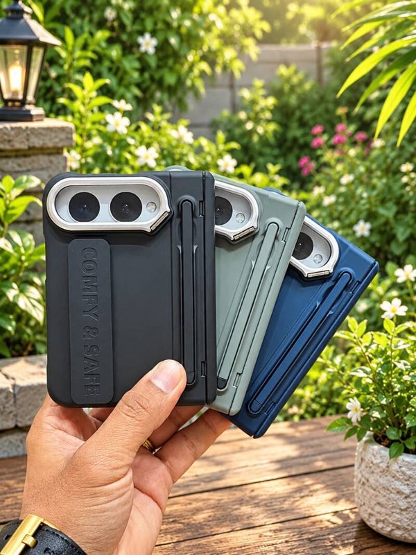 NEW MAXORA FOLD CASE WITH GLASS GRIP & PEN