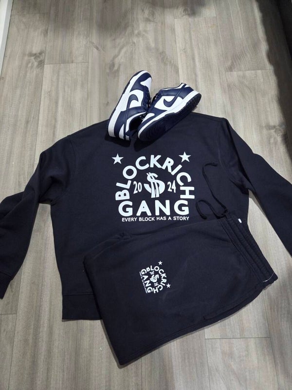 Block Rich Gang  Blow back logo 2 pcs