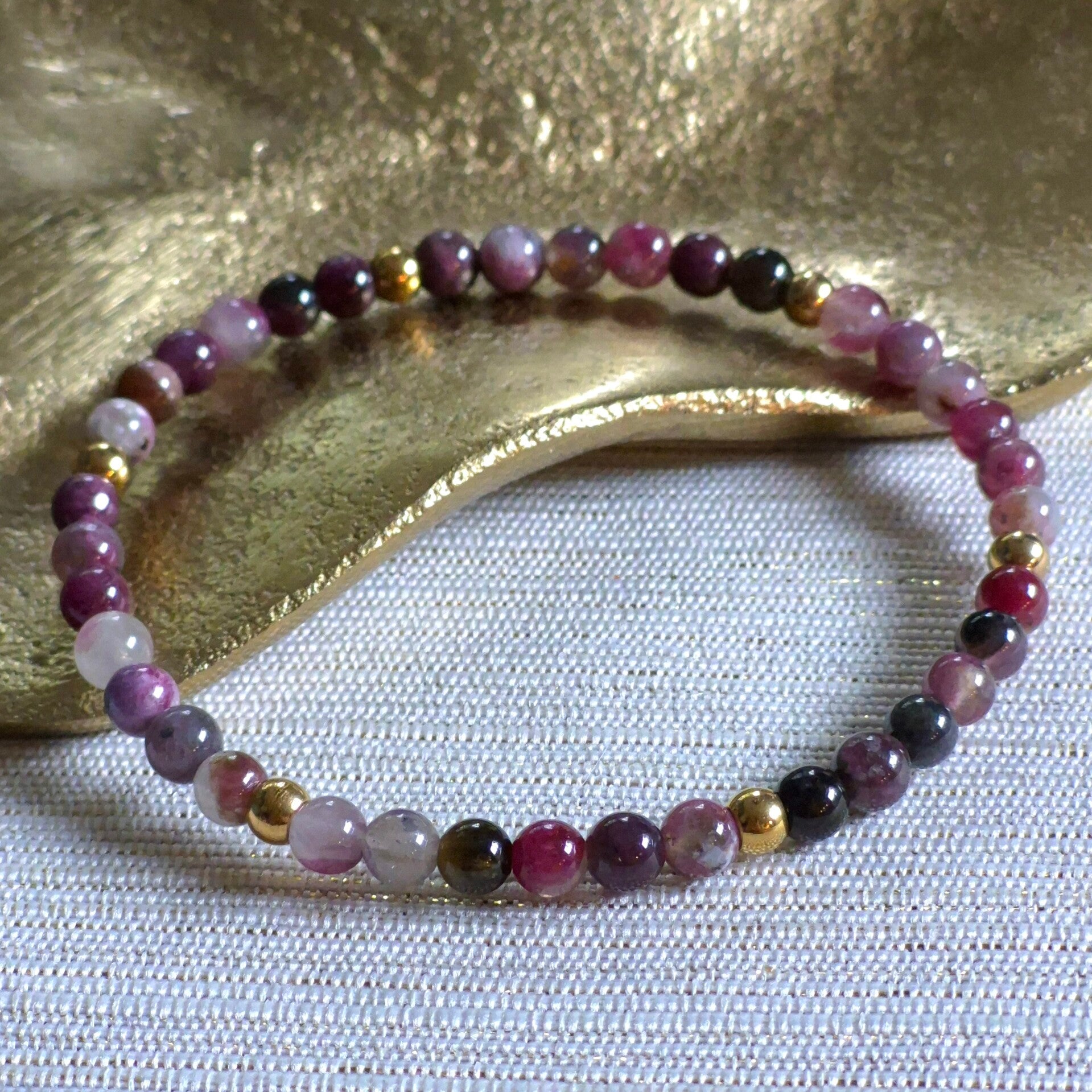 Armband met toermalijn