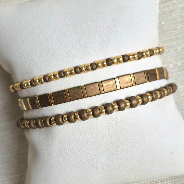 Armbandenset Chocolate Dusk
