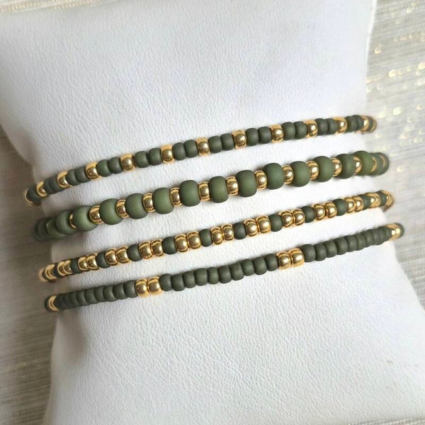 Armbandenset Olive Muse